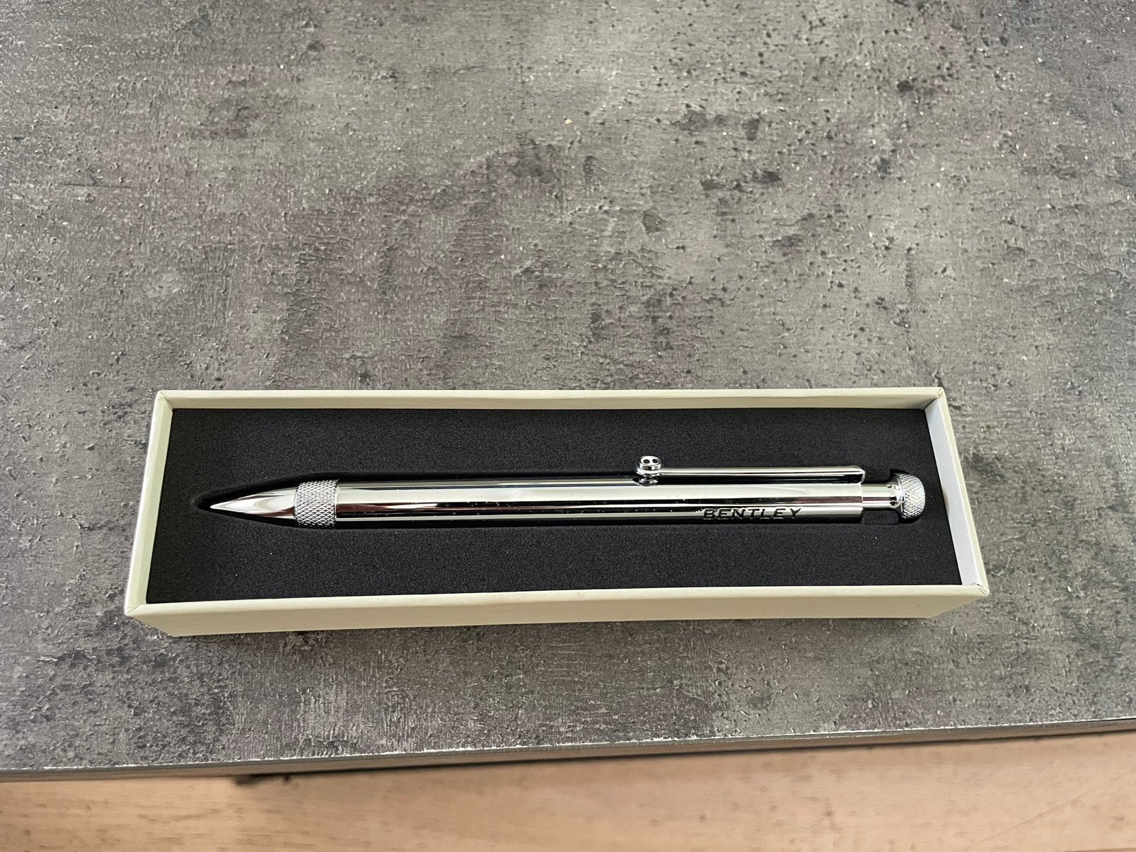 Bentley pen chrome, Overige merken, Balpen, Nieuw, Met doosje