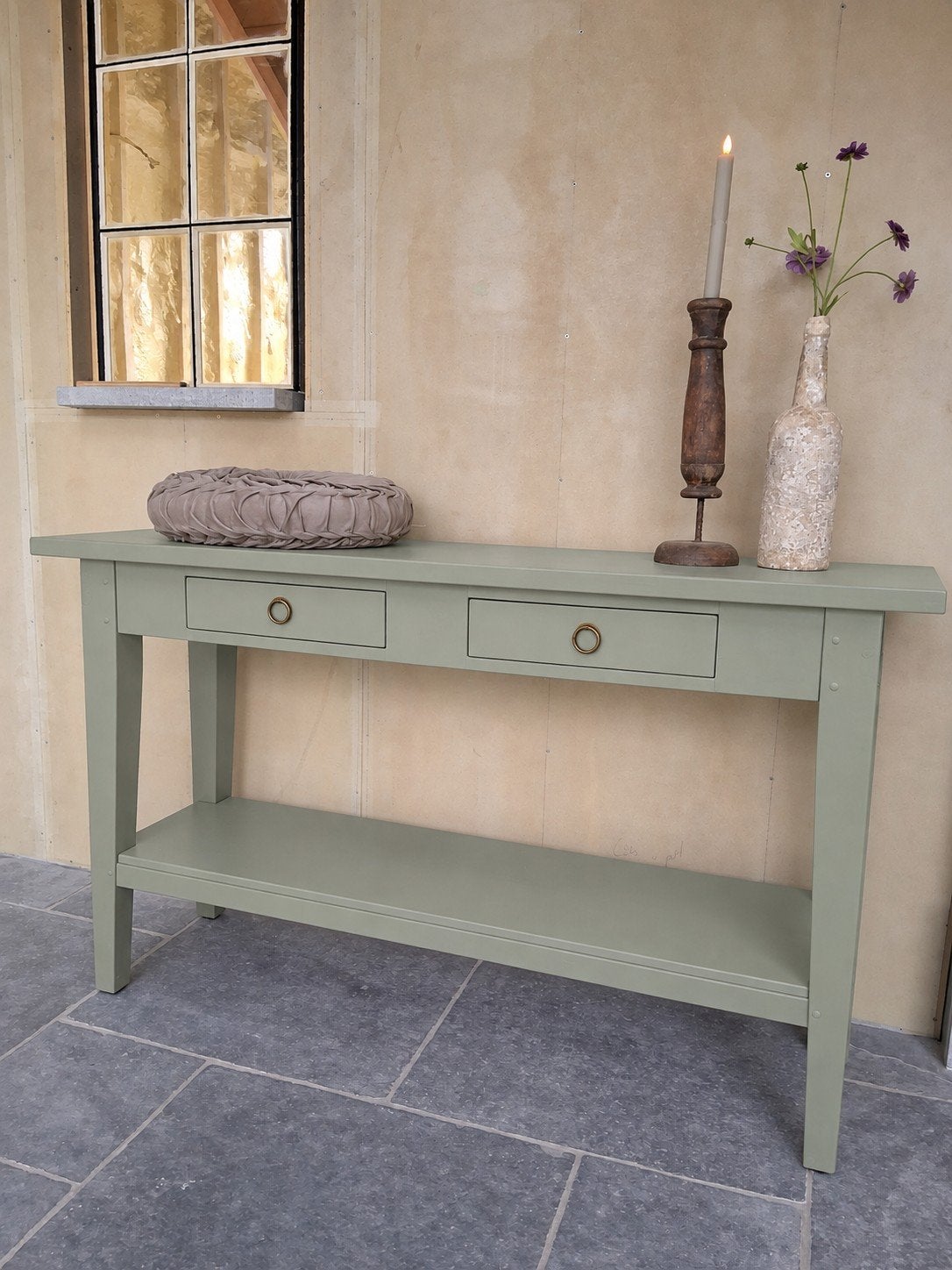 sidetable haltafel, Huis en Inrichting, 100 tot 150 cm, Ophalen of Verzenden, Zo goed als nieuw, 25 tot 50 cm