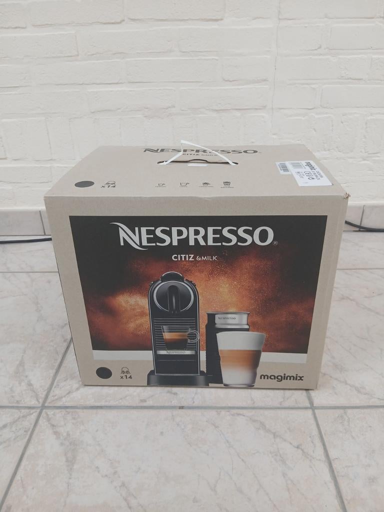 Nespresso CitiZ & Milk Magimix - Nieuw in doos, Witgoed en Apparatuur, Ophalen, 2 tot 4 kopjes, Koffiepads en cups, Afneembaar waterreservoir