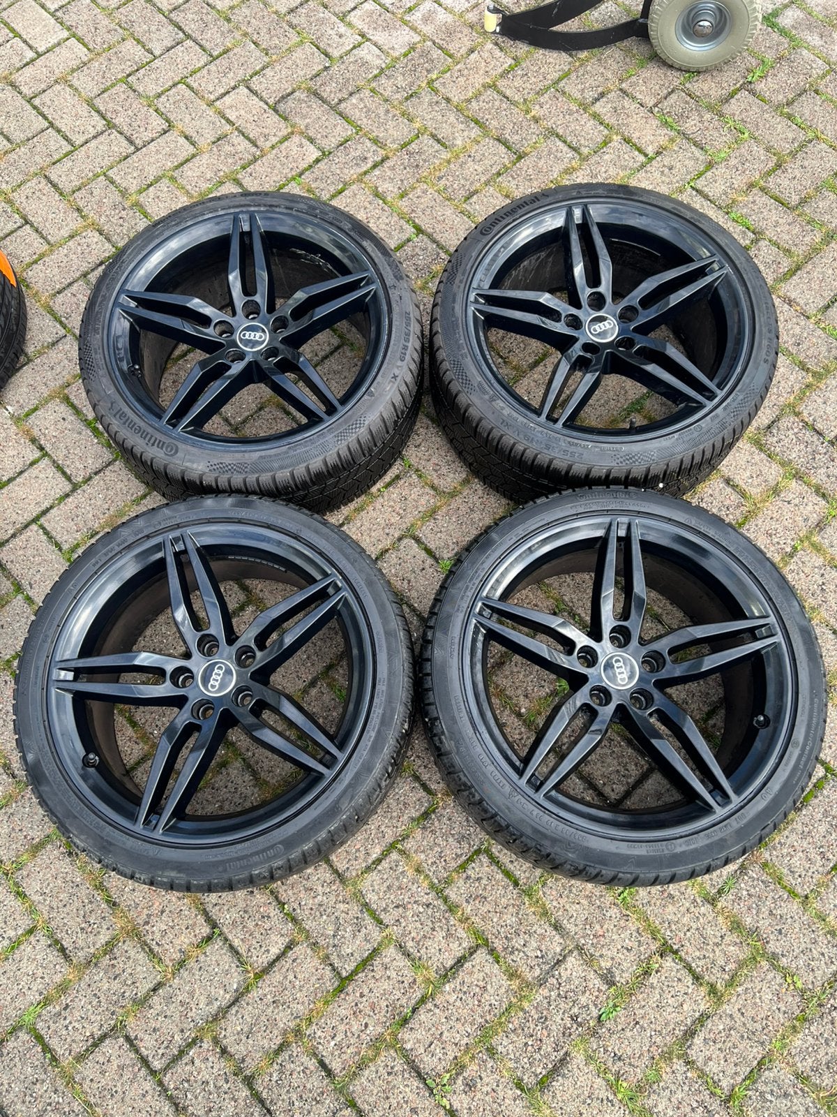 Originele Audi Velgen& 255/35R19 Continental Winterbanden, 255 mm, Banden en Velgen, Winterbanden, Ophalen