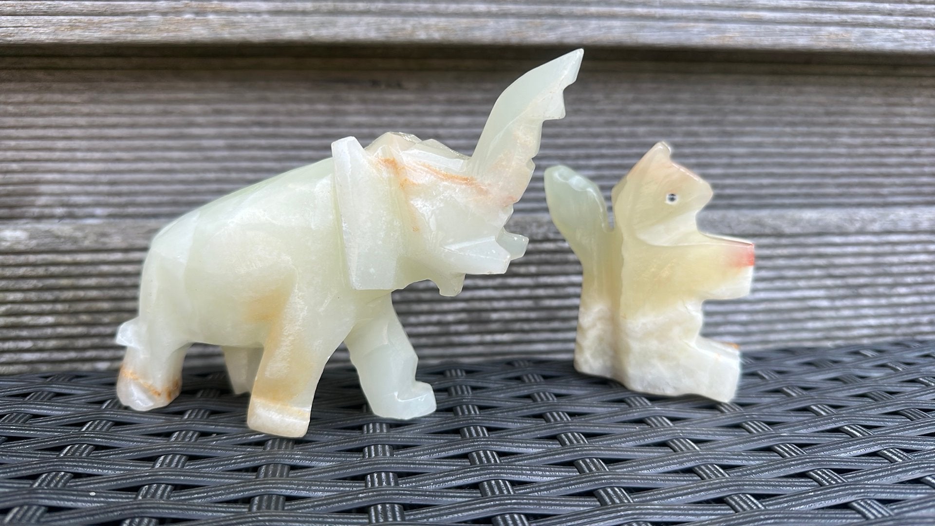 Natuursteen/marmeren dieren, Ophalen, Zo goed als nieuw, Wild dier, Beeldje of Figuurtje