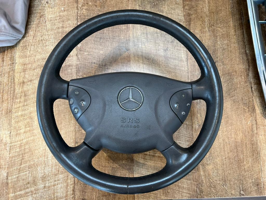 Mercedes W211 E-Klasse Stuur Grijs Airbag, Ophalen of Verzenden, Gebruikt, Mercedes-Benz