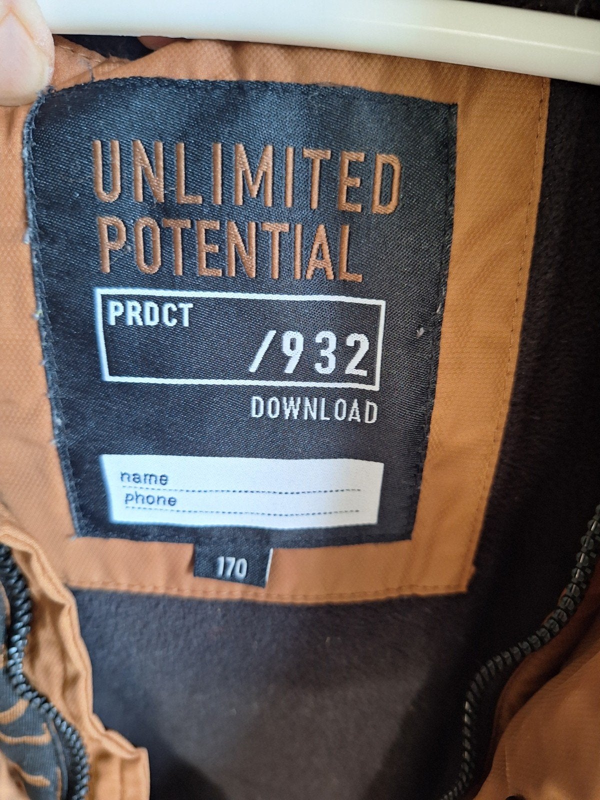 Stoere jongens winterjas maat 170 - Unlimited Potential, Gebruikt, Ophalen of Verzenden, Unlimited Potential, Jongen