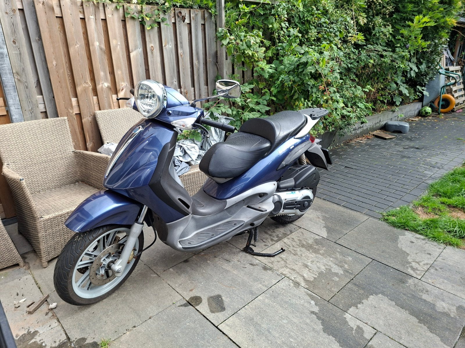 Piaggio Beverly 500cc 2007 met Leovince uitlaat, Ophalen of Verzenden