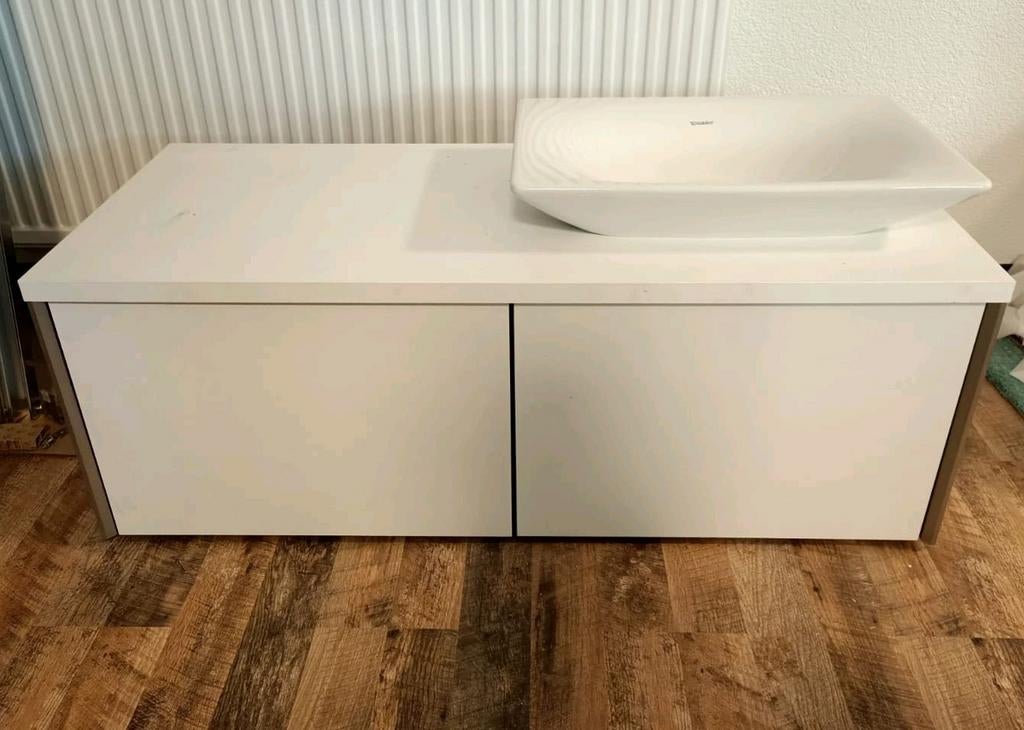 Duravit badkamermeubel, hangend, 123 cm breed, Ophalen, 100 tot 150 cm, Overige typen, Nieuw