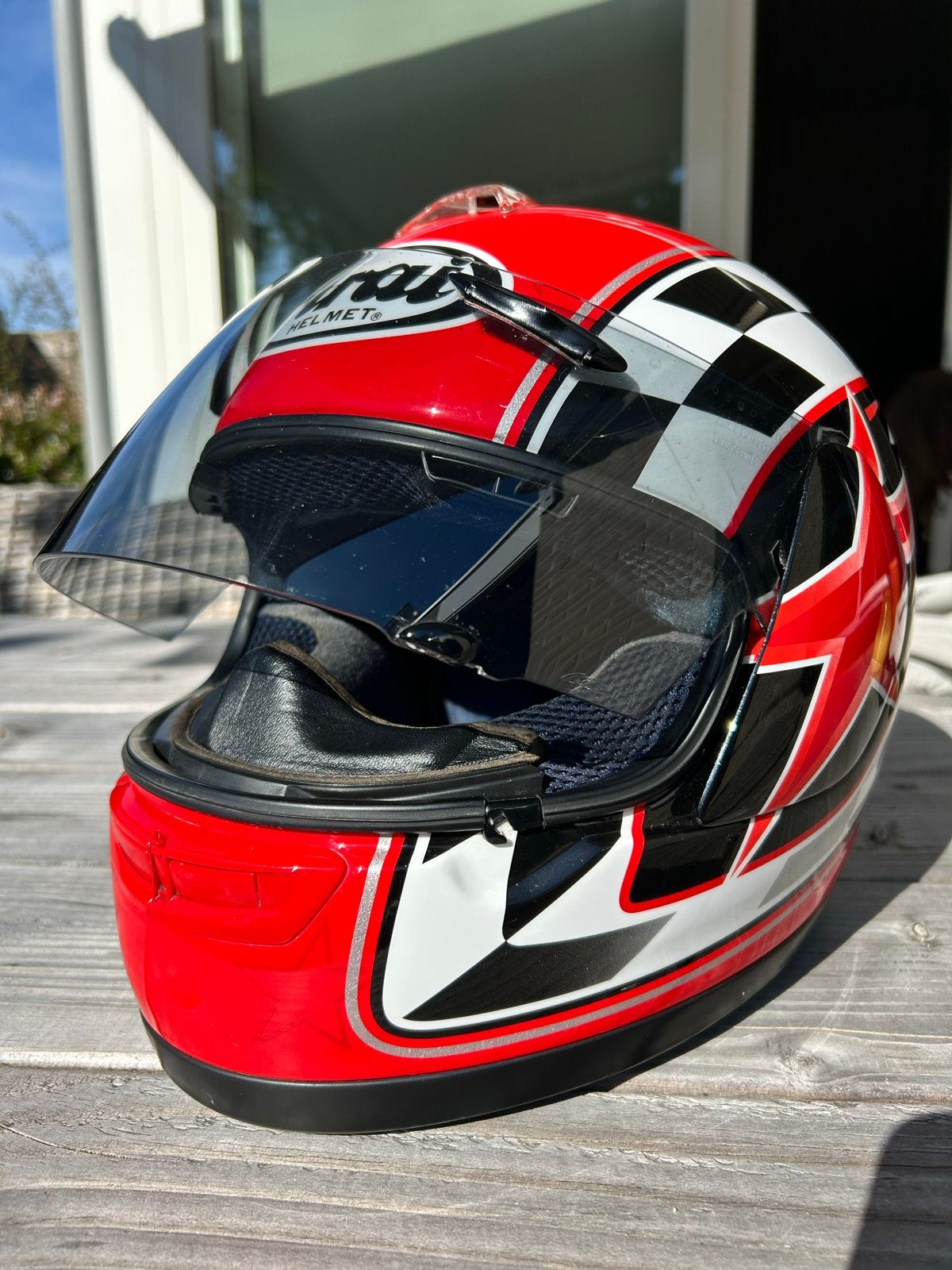 Arai Condor Starflag Red Integraalhelm - Maat M, Ophalen, M, Arai, Heren