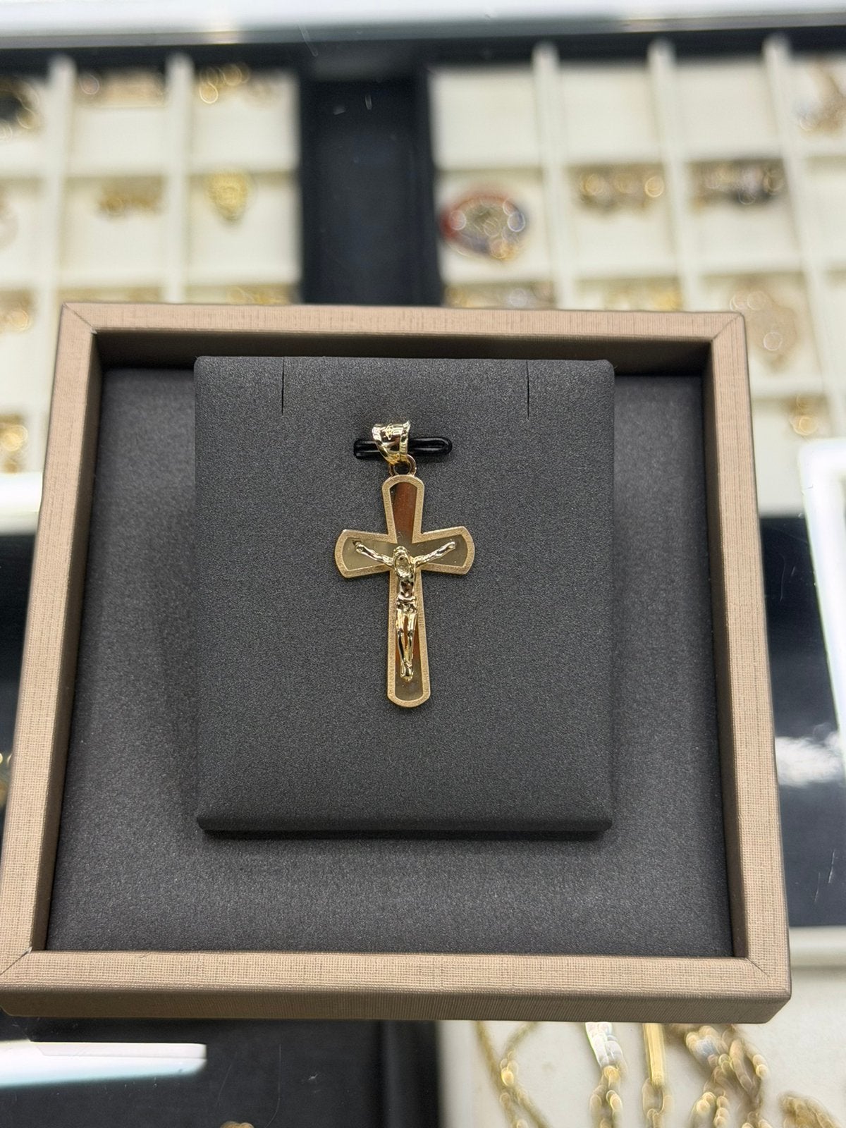 14 Karaat Goud - Hanger - Kruis Hanger - Nieuw, Antiek en Kunst, Ophalen of Verzenden