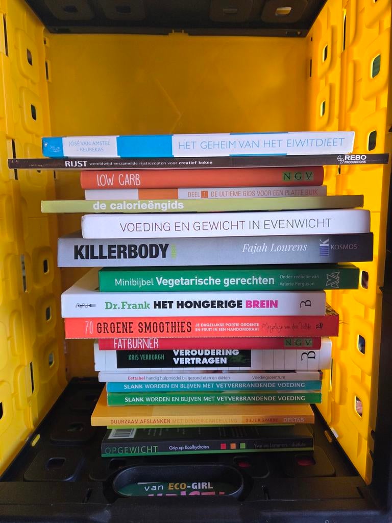 Grote collectie boeken over dieet, voeding en gezondheid, Ophalen of Verzenden, Gelezen, Dieet en Voeding