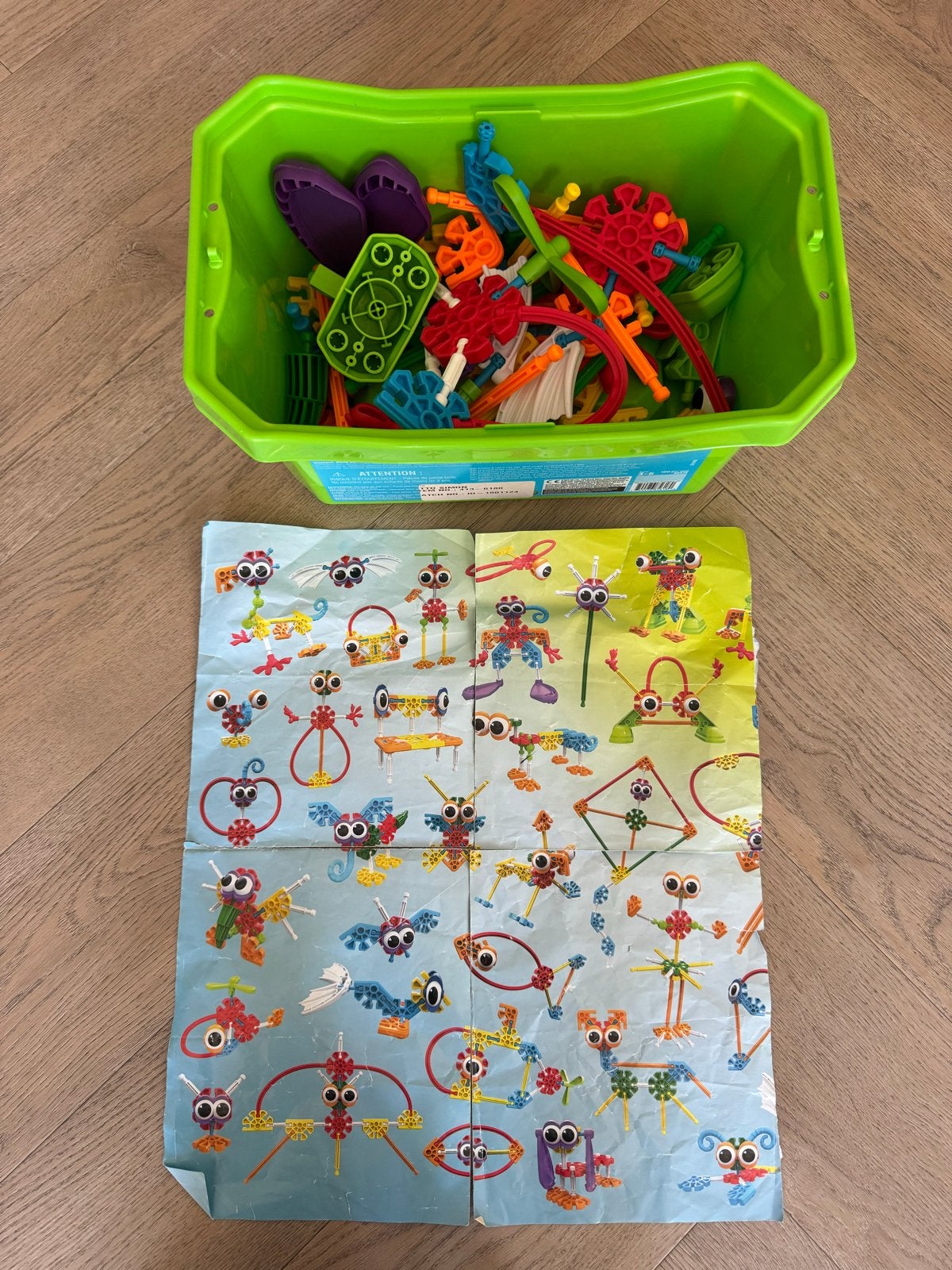 Kid K'nex Budding Builders Tub - 100-delige set, Ophalen of Verzenden, Gebruikt, K'nex