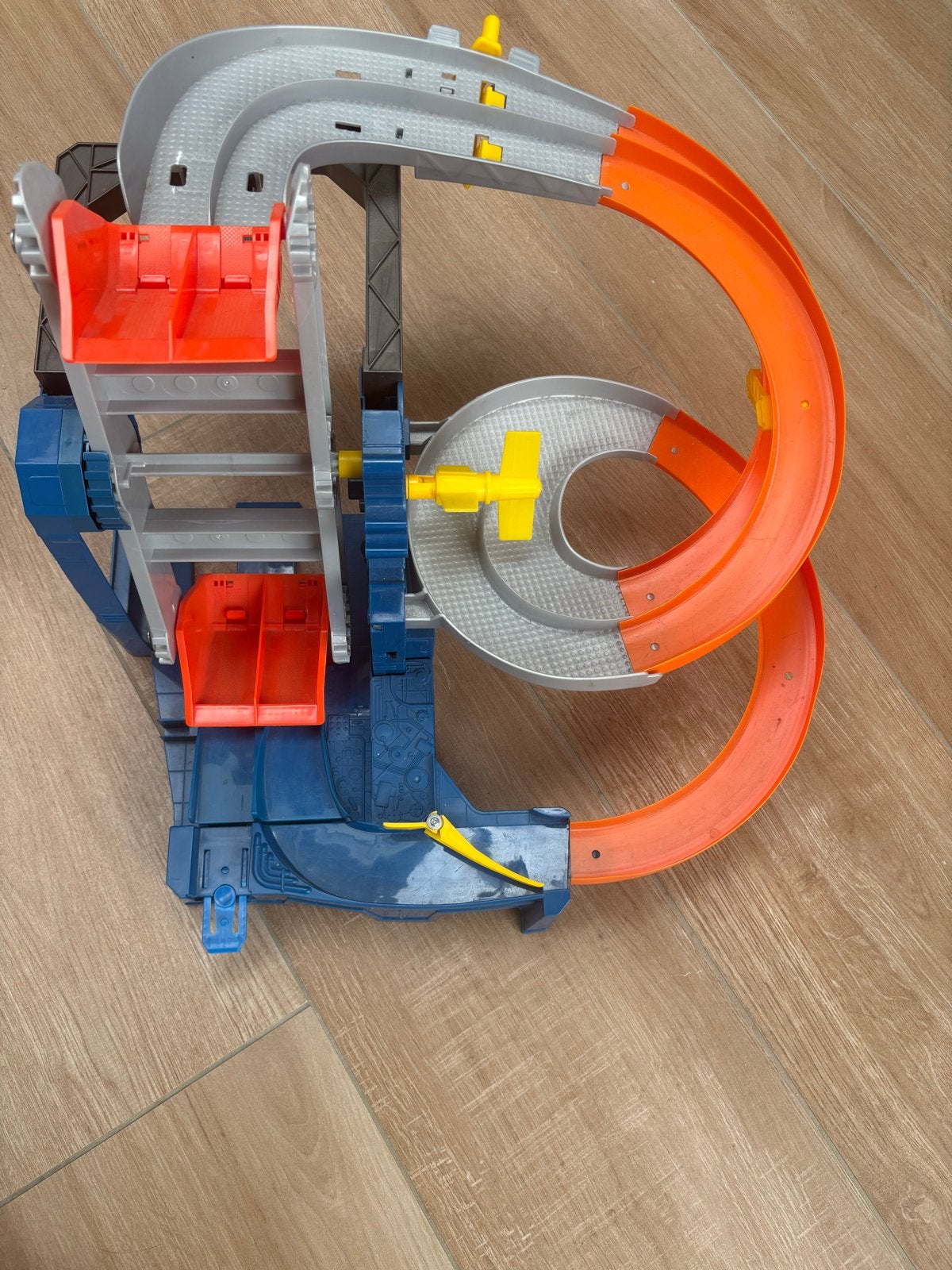 Grote Hot Wheels Racebaan Set met Looping en Accessoires, Ophalen of Verzenden, Hot Wheels, Met looping, Elektrisch