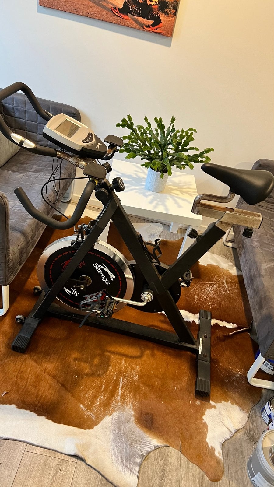 Slazenger Spinningfiets, Ophalen, Gebruikt, Spinningfiets, Metaal