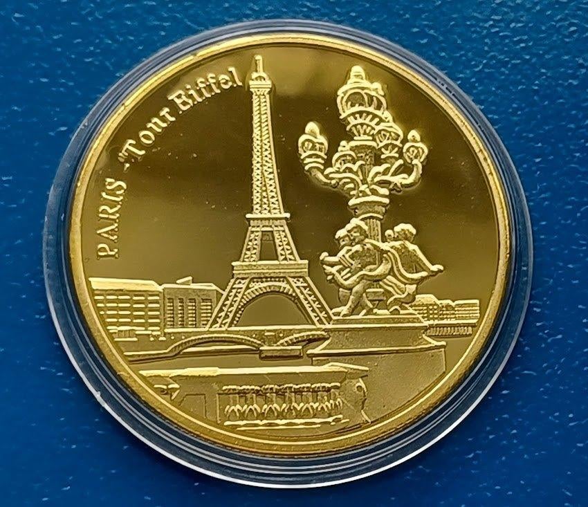 Toeristenpenning - Tour Eiffel, Exposition Universelle Paris, Verzenden, Overige materialen, Buitenland