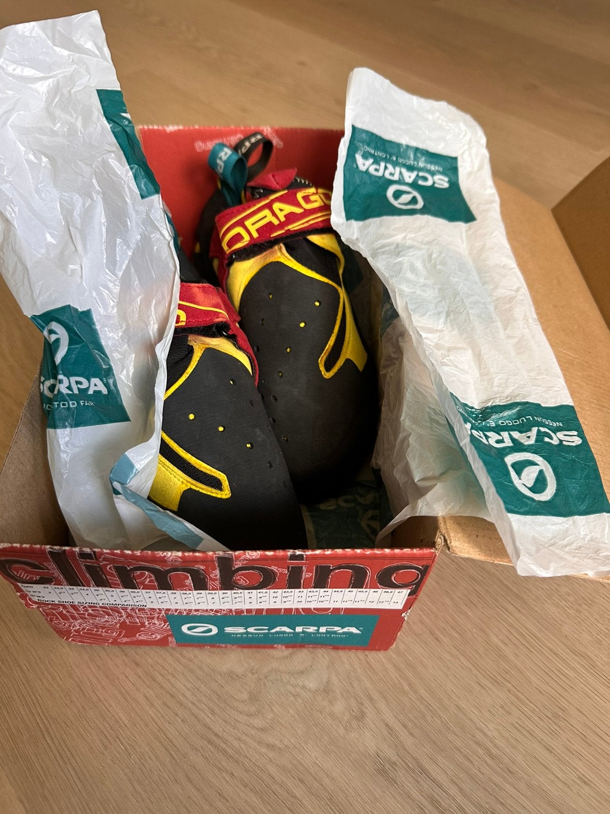 Scarpa Drago climbing shoes - size 42, Ophalen of Verzenden, Nieuw