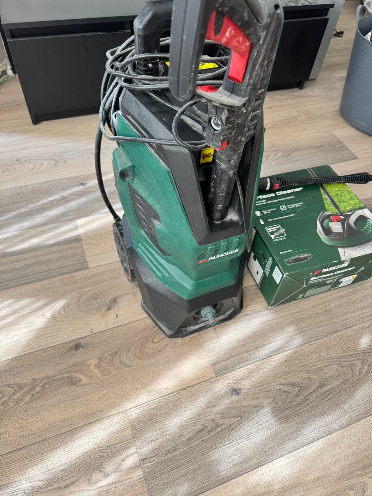 Parkside hogedrukreiniger + Surface Cleaner PFR 28 B3, Ophalen of Verzenden, Zo goed als nieuw, Elektrisch