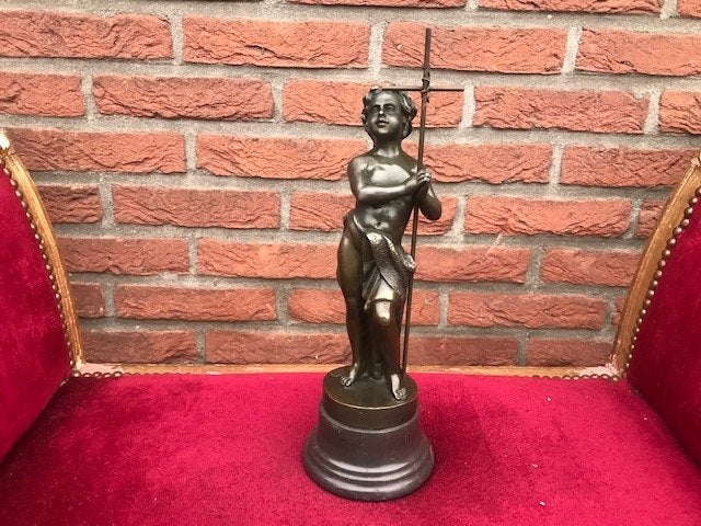 fraai religieus bronzen beeld, Ophalen of Verzenden