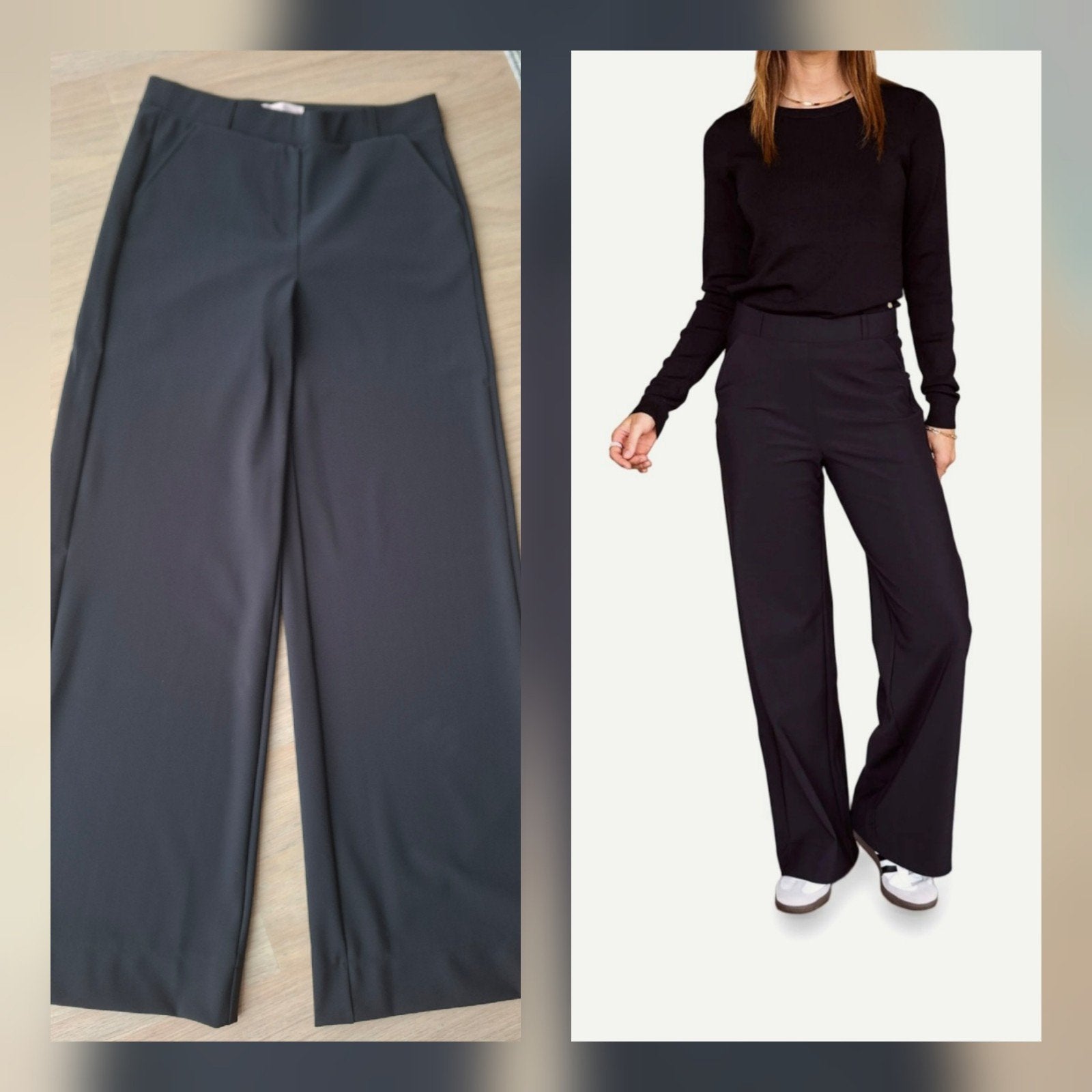 Studio anneloes lexie bonded broek mt M ( prijs incl verz.), Kleding | Dames, Broeken en Pantalons, Maat 38/40 (M), Studio Anneloes