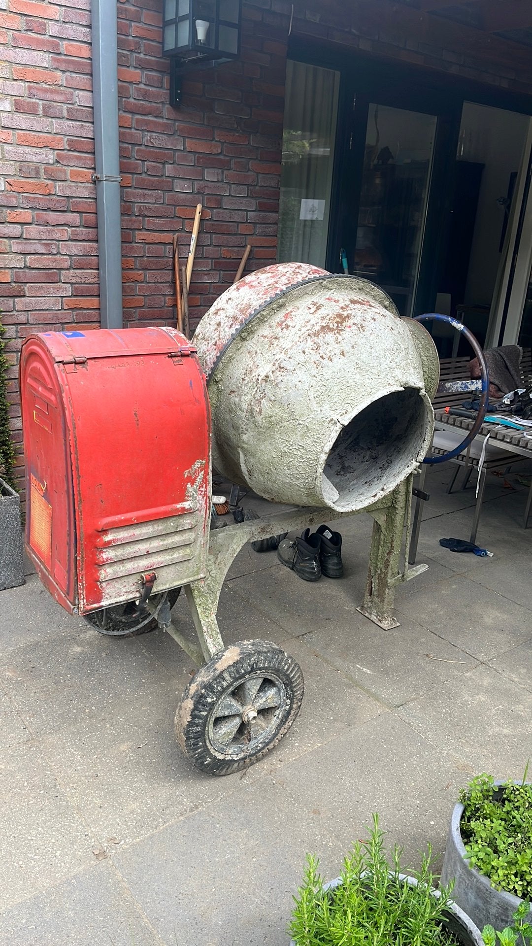 Betonmolen, Doe-het-zelf en Verbouw, Betonmolens, Ophalen, Gebruikt