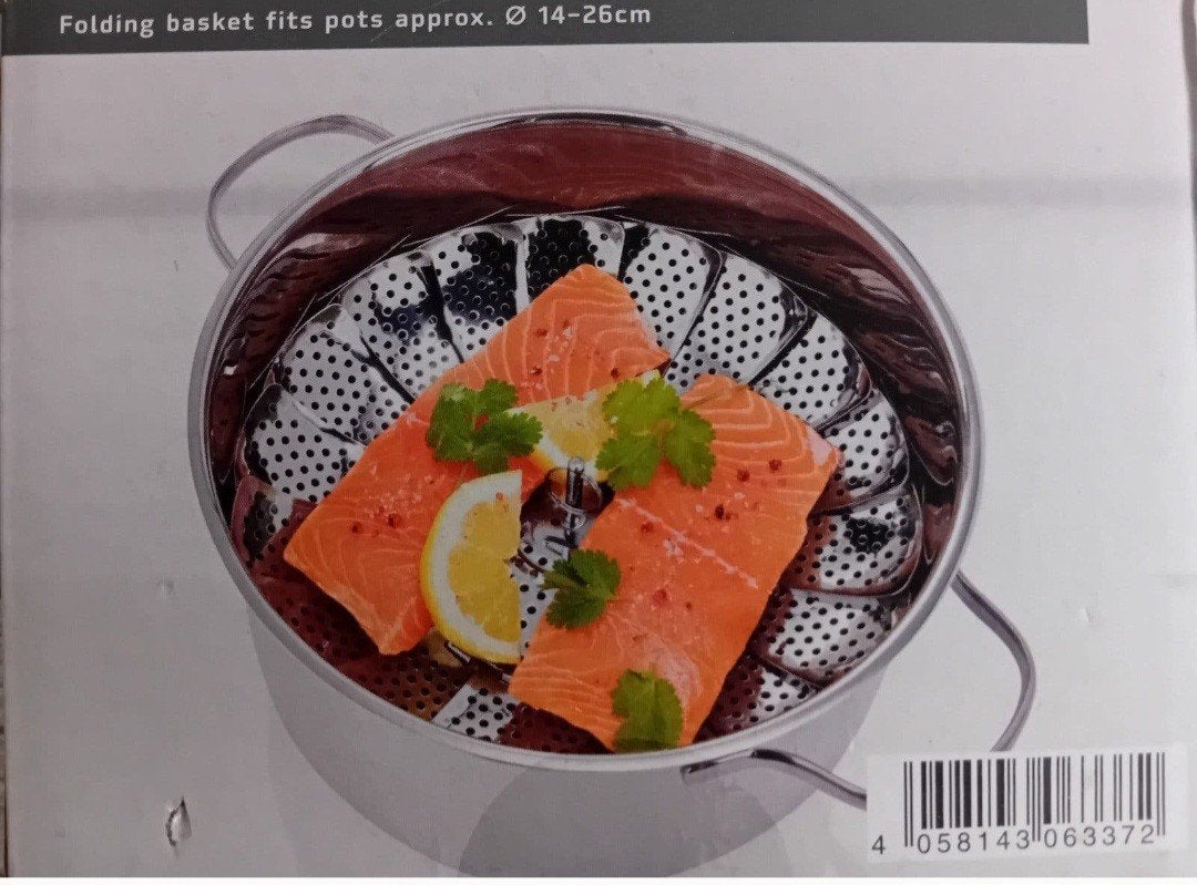 Stoominzet/Stoommand Voor Pan 24 cm. RVS. Nieuw, Ophalen, Nieuw, Rvs, Pannenset