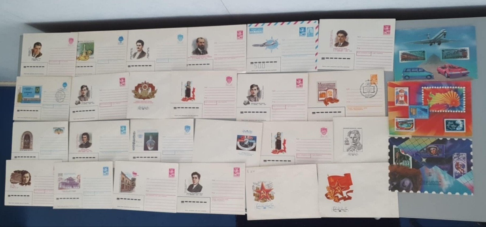 27 leuke Envelopen uit Soviet Unie., Ophalen of Verzenden