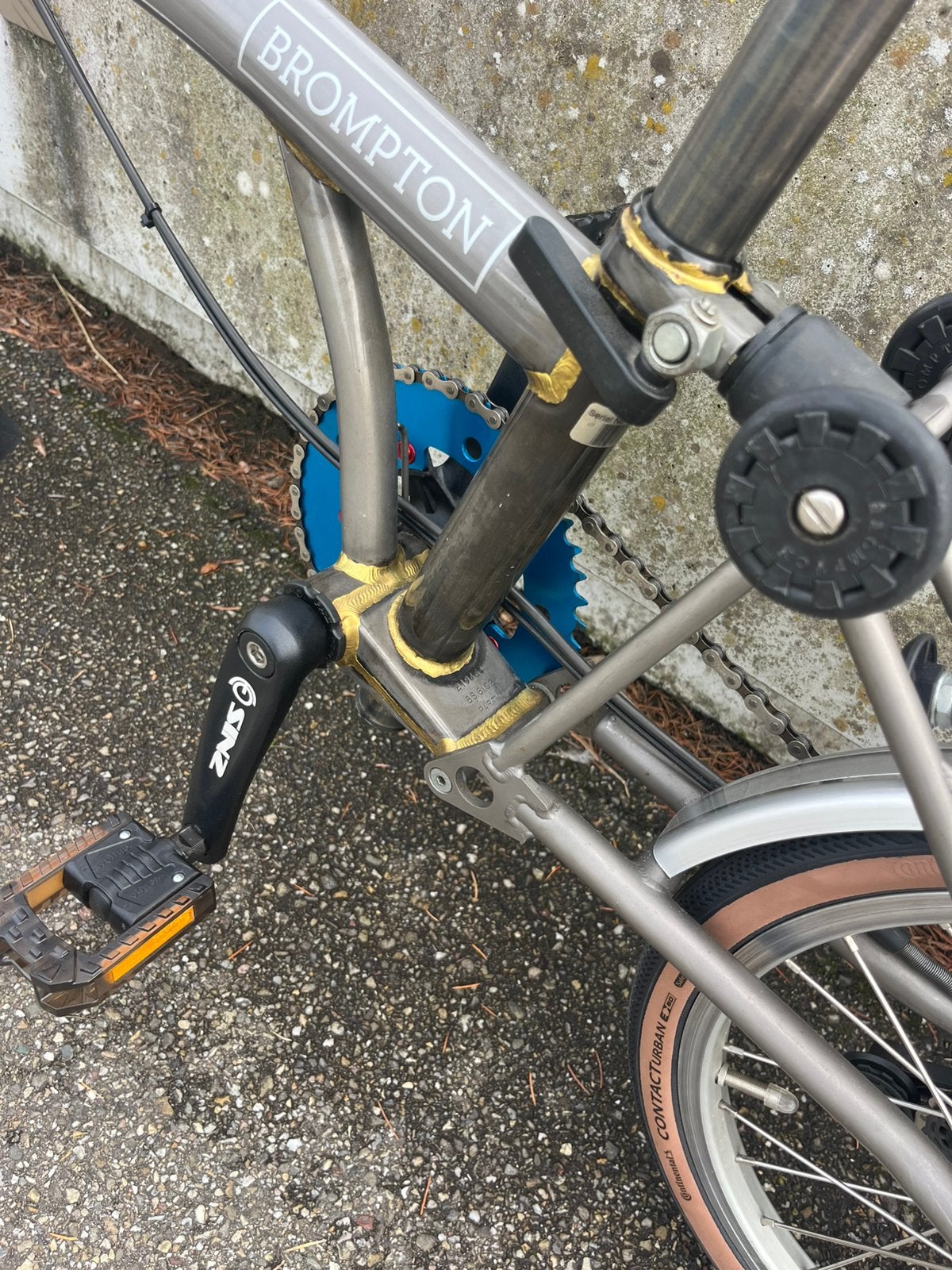 Foto 16 van Titanium Brompton S2L-X 9,4 KG Customised voor klein persoon