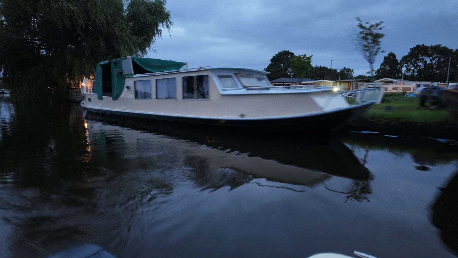 Tekoop praam met daf 475, Ophalen, Zo goed als nieuw, Motor en Techniek, Zeilboot of Motorboot