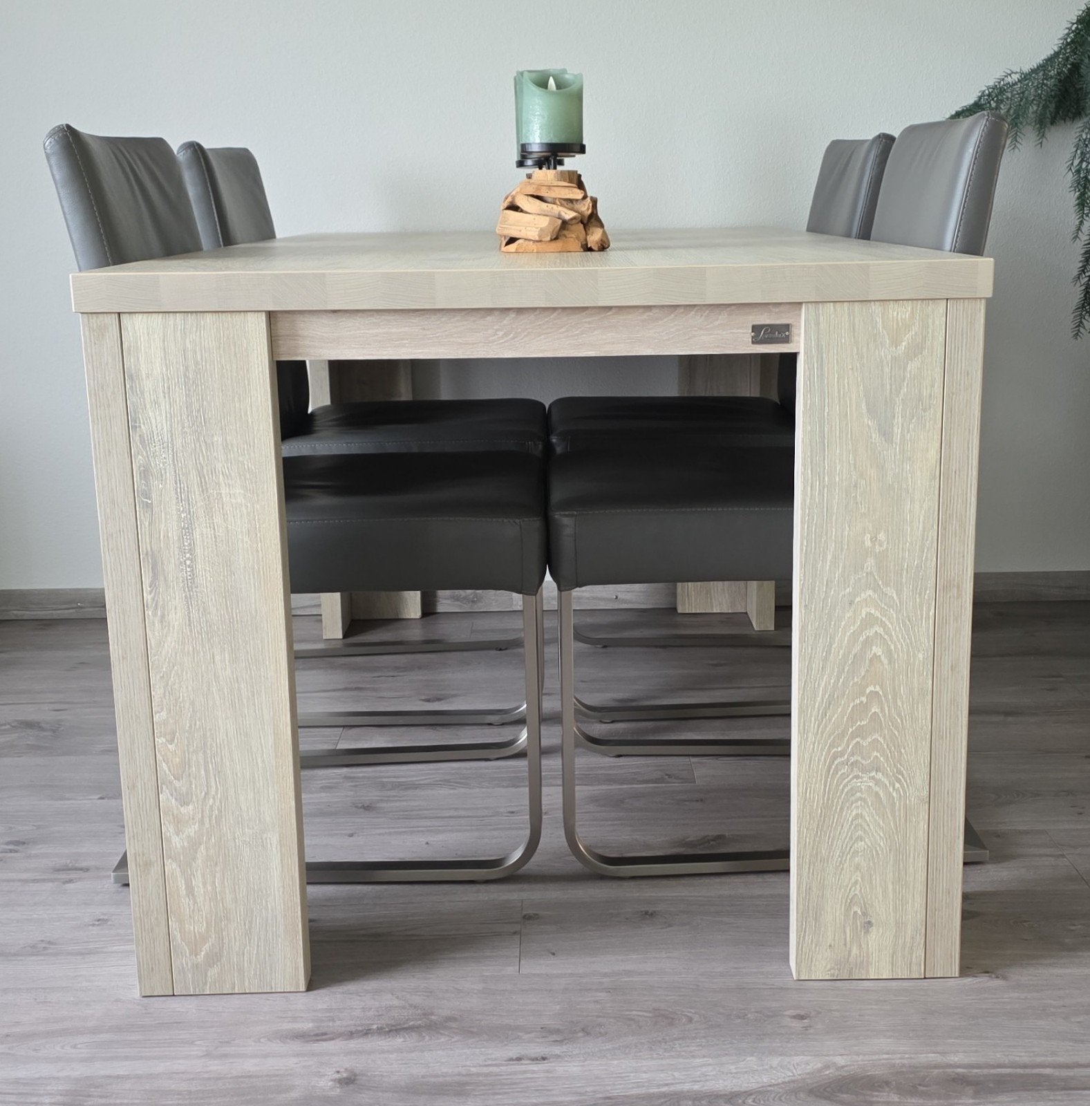 Eetkamertafel met 4 stoelen, Ophalen