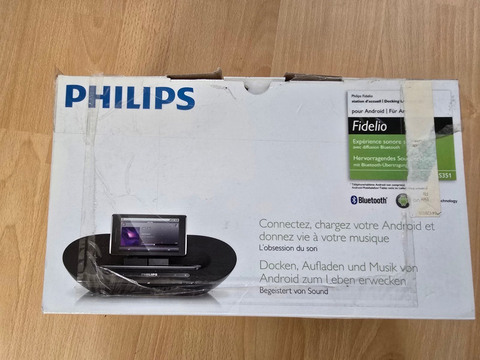 Philips Fidelio docking speaker voor Android, Ophalen, Philips, Bluetooth, Zo goed als nieuw