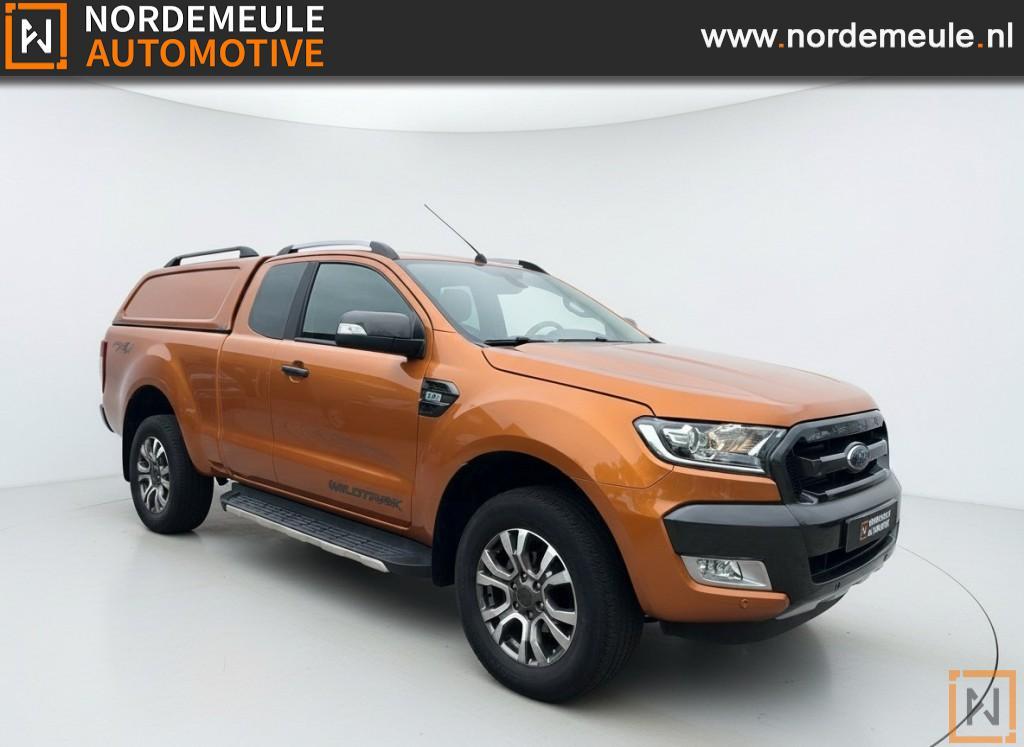 Ford RANGER 3.2 TDCi Wildtrak Supercab, AUT, Cruise, Navi, Auto's, Automaat, Gebruikt, Overige kleuren, Bedrijf