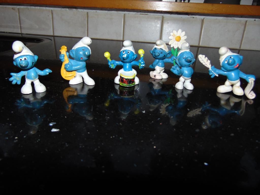 Smurfen Peyo West Germany, Ophalen of Verzenden, Gebruikt, Verschillende Smurfen, Poppetje, Figuurtje of Knuffel