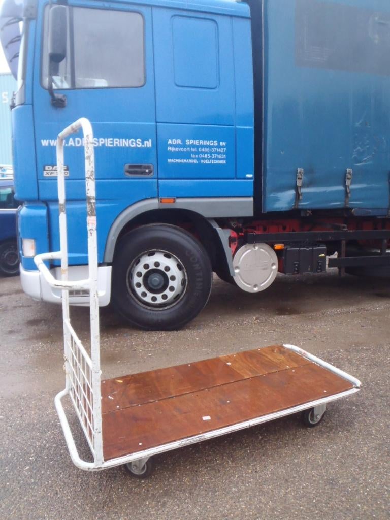 5 stuks Magazijnwagen, Transportkar, Kar, 100 liter of meer, Ophalen, Gebruikt, Transportkar