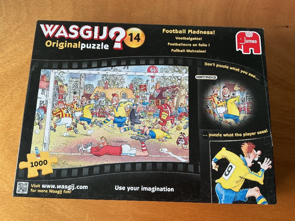 Wasgij Original nr 14. 1000 stukjes, Ophalen, 500 t/m 1500 stukjes, Gebruikt, Legpuzzel