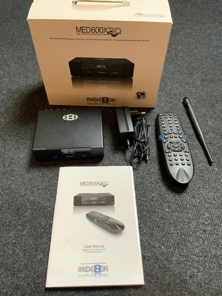 Mediaplayer mede8er compleet in doos, Verzenden, Zo goed als nieuw, HDMI, Zonder harde schijf