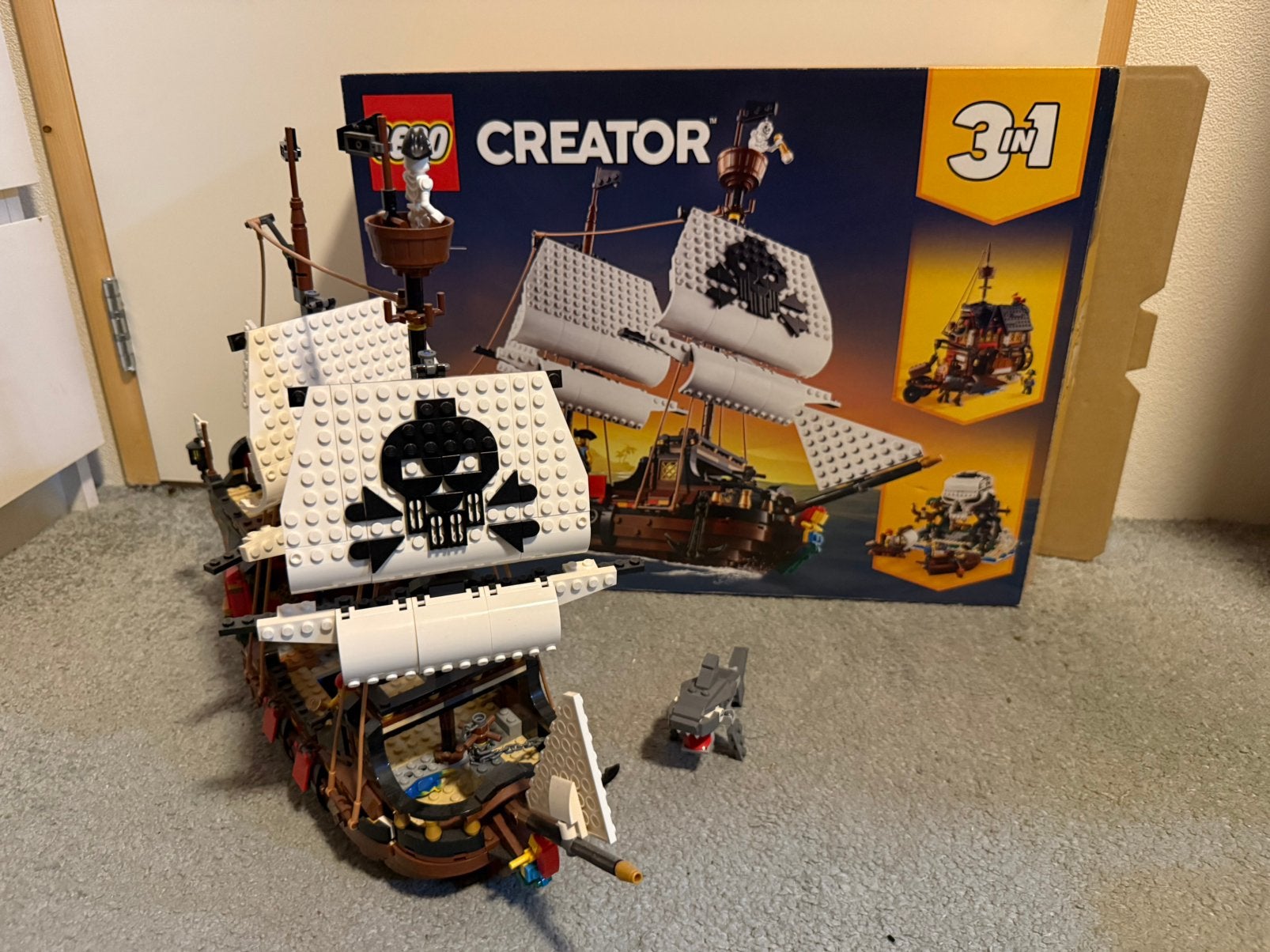 LEGO Creator 3-in-1 31109: Pirate Ship, Lego, Ophalen of Verzenden, Zo goed als nieuw, Compleet