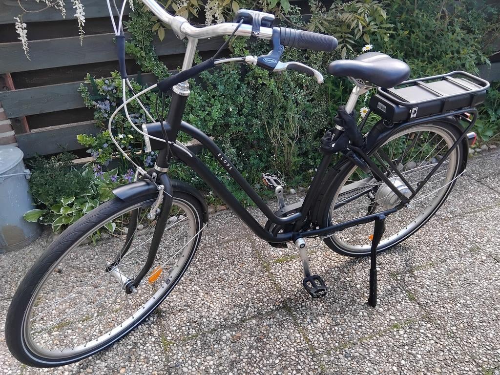 Elektrische stadsfiets Elops Decathlon met AXA slot, Fietsen en Brommers, Elektrische fietsen, Ophalen, Zo goed als nieuw, Overige merken