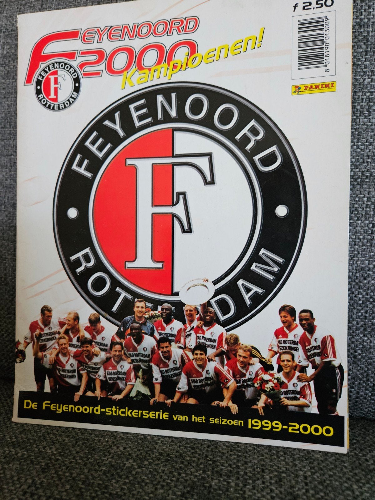 Feyenoord 2000 Kampioenen Panini Stickerboek, Verzenden, Gebruikt, Feyenoord, Boek of Tijdschrift