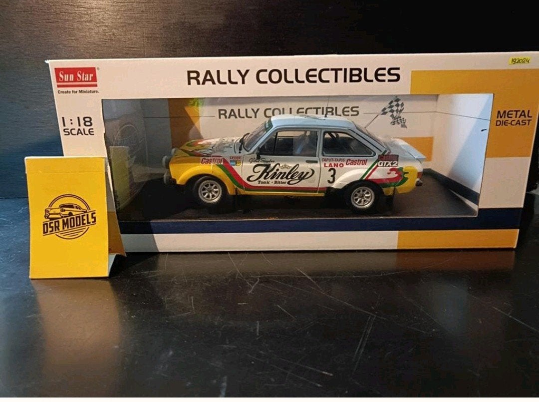 1:18 Ford Escort MKII RS 1800, Hobby en Vrije tijd, Modelauto's | 1:18, S, Auto, R, Nieuw