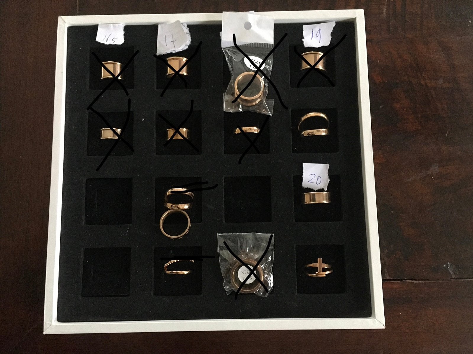 Nieuw IXXXI ringen basis/vulringen 17-20 rose goud zilver, 19 tot 20, Nieuw, Ophalen of Verzenden, Dame