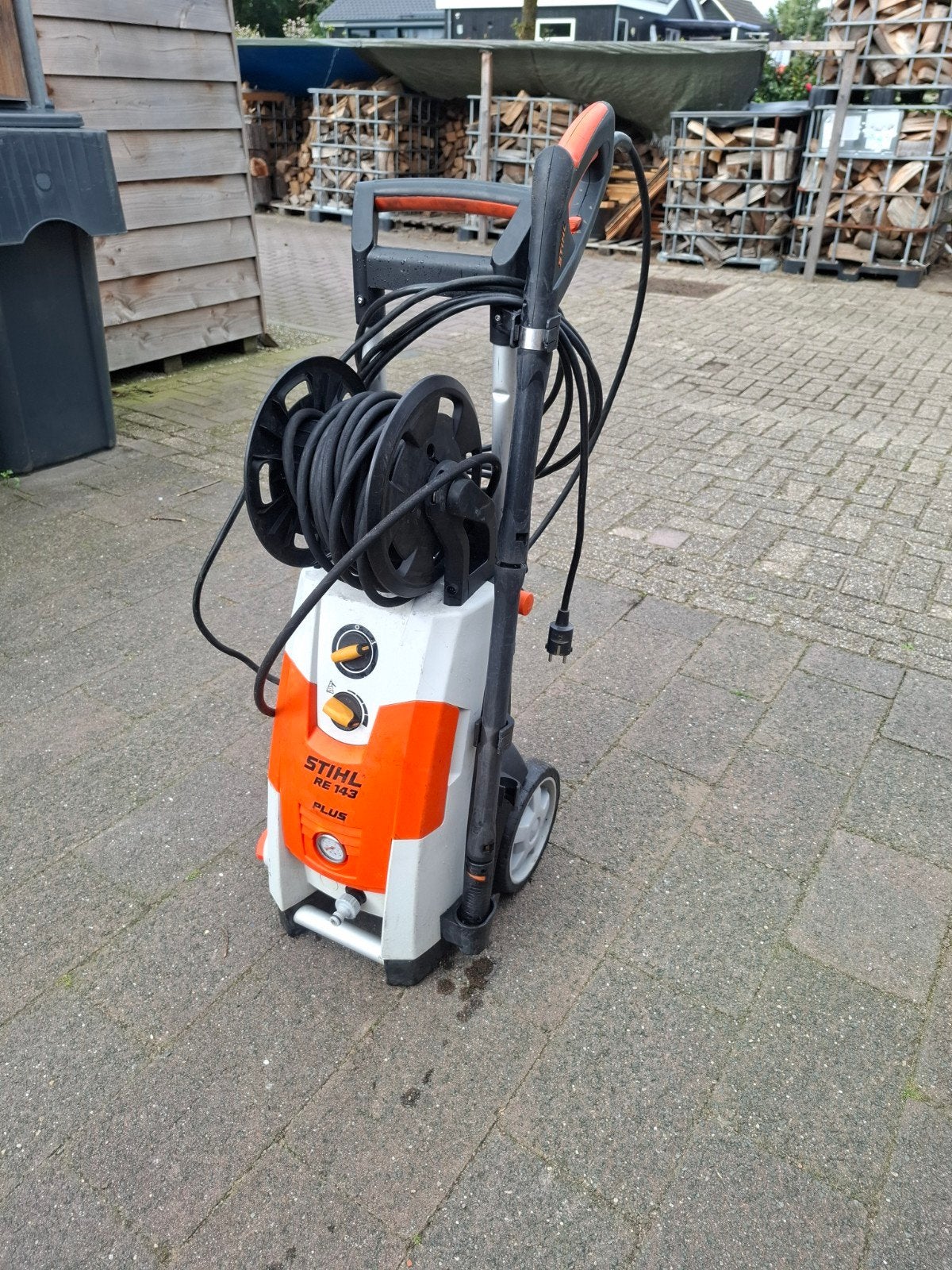 Stihl RE 143 Plus Hogedrukspuit - Gebruikt, Tuin en Terras, Ophalen, Gebruikt, Elektrisch, Stihl