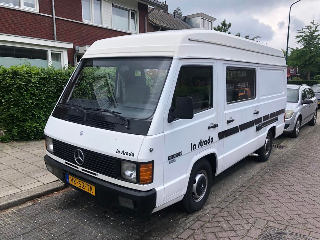 Mercedes MB100 d camper bus, Caravans en Kamperen, Campers, Buscamper of Camperbus, Tot en met 2, Mercedes-Benz, Particulier