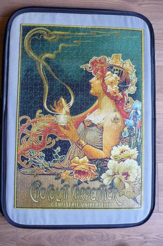 D-Toys Vintage Posters '' CHOCOLAT CARPENTIER '' 1000 st., Ophalen, 500 t/m 1500 stukjes, Gebruikt, Legpuzzel