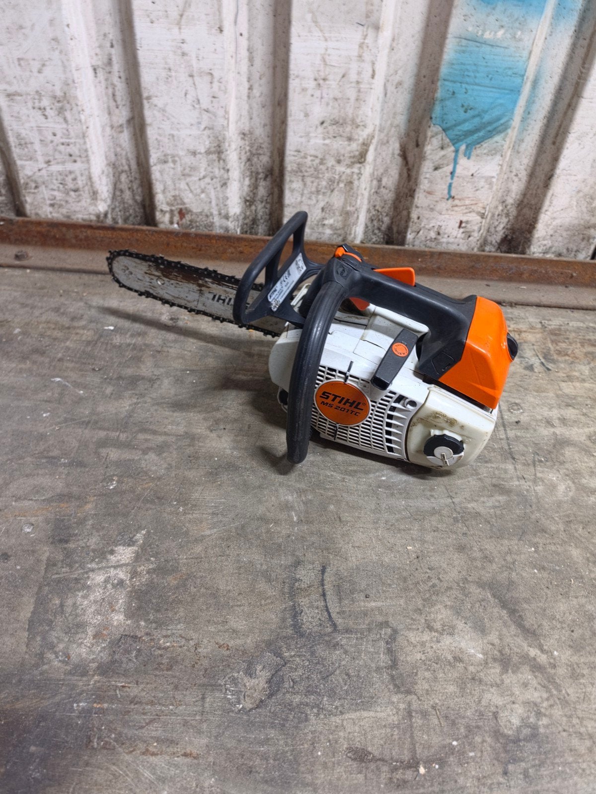 Stihl MS201TC tophandle kettingzaag, Ophalen of Verzenden, Gebruikt