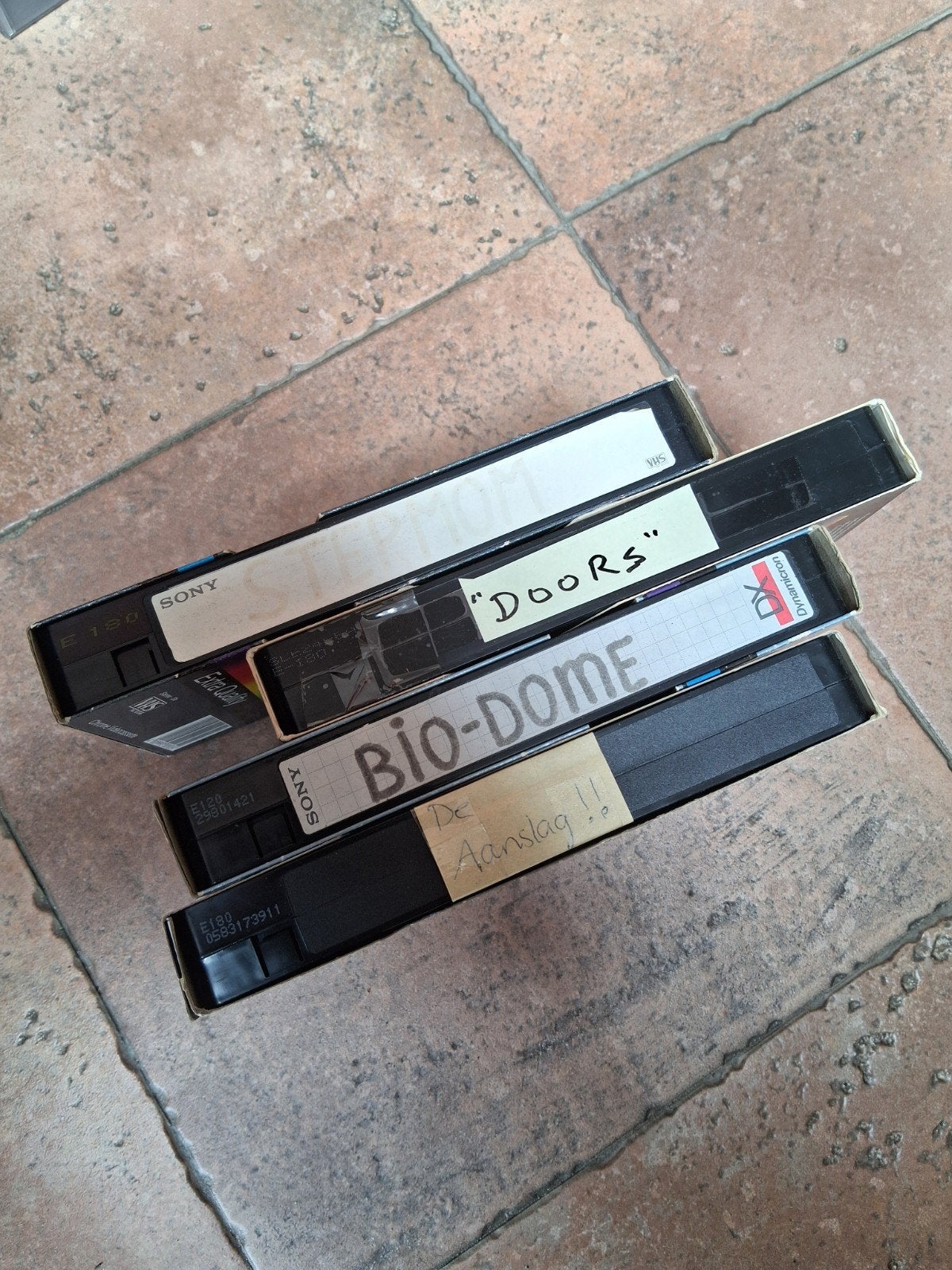 VHS Video films - Bio-Dome, Doors, De Aanslag, Stepmom, Cd's en Dvd's, VHS | Film, Vanaf 12 jaar, Ophalen of Verzenden, Gebruikt