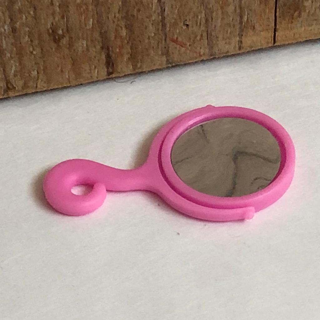 Roze Barbie formaat spiegel voor Barbie, Ophalen of Verzenden, Zo goed als nieuw, Barbie