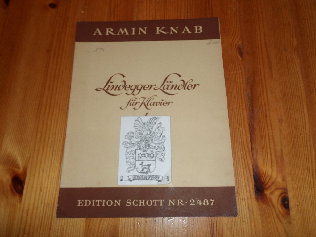 Armin knab - lindegger landler, Gebruikt, Klassiek, Ophalen of Verzenden, Artiest of Componist