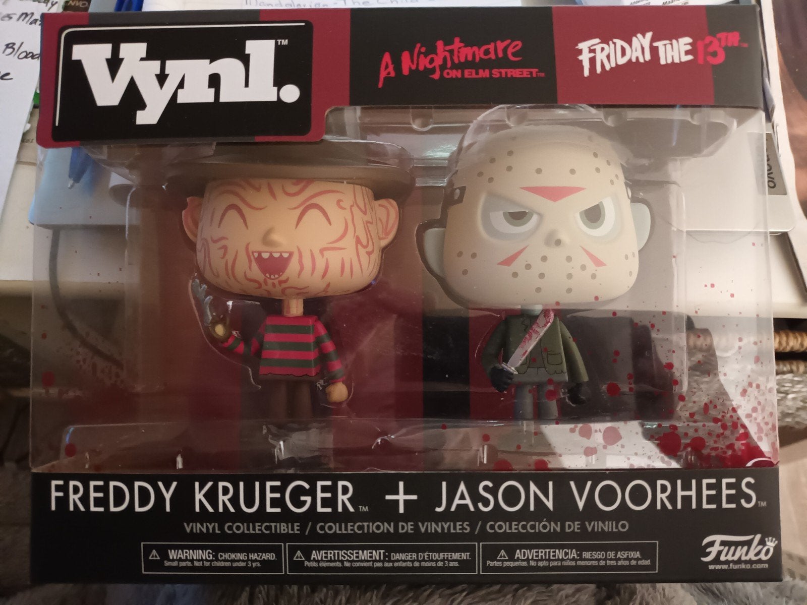 Funko Vynl Freddy Krueger + Jason Voorhees 2-pack, Ophalen of Verzenden, Zo goed als nieuw