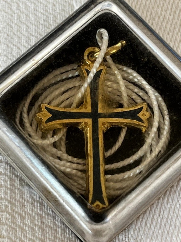 Christelijk Orthodox Byzantijns kruis, hanger, goudkleur, Ophalen of Verzenden, Nieuw, Sieraad, Overige religies