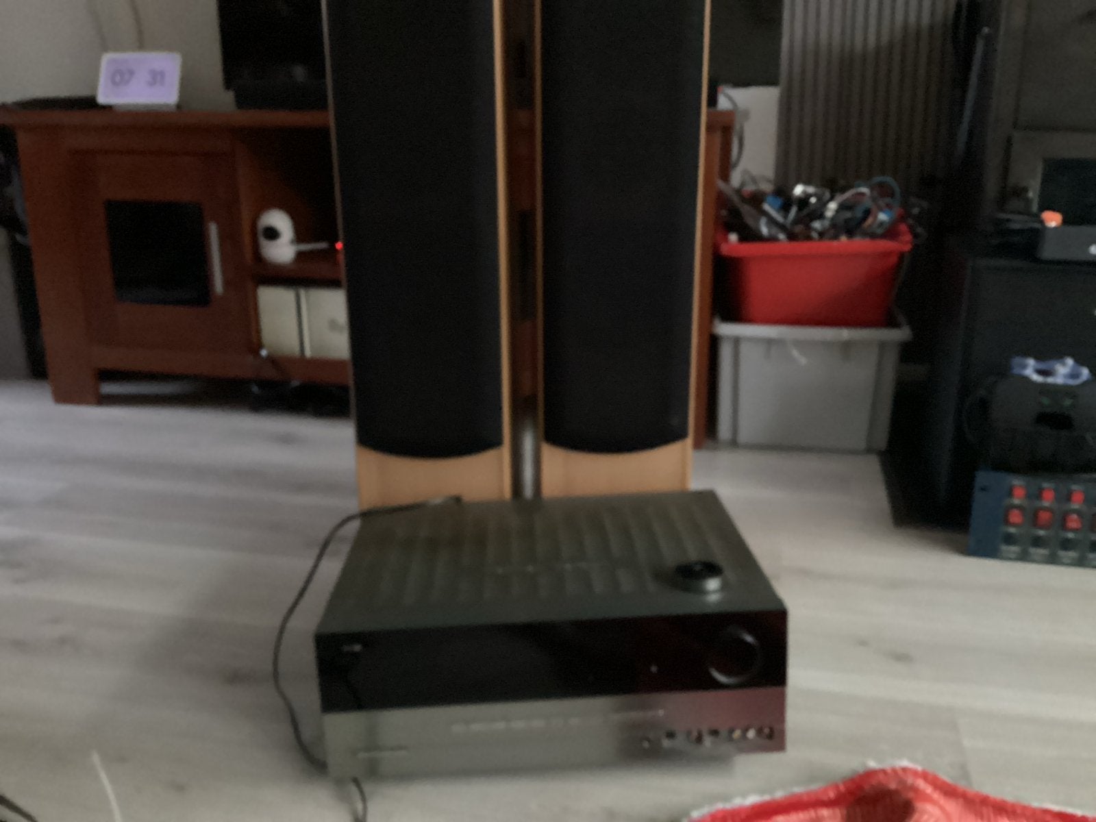 Harman Kardon AVR 2550 receiver met Jamo Classic 8 luidsprek, Overige merken, Gebruikt, Ophalen of Verzenden, 60 tot 120 watt