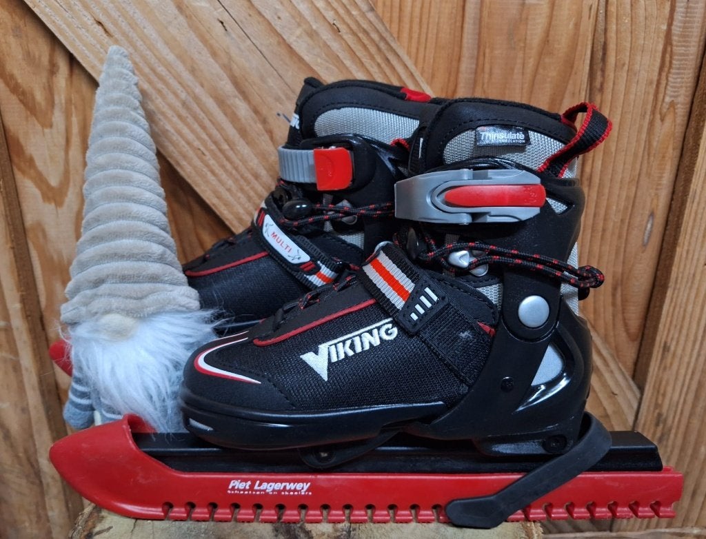 VIKING verstelbare schaatsen combinoren mt 29-32 GESLEPEN, Viking, Ophalen of Verzenden, Zo goed als nieuw, Noren