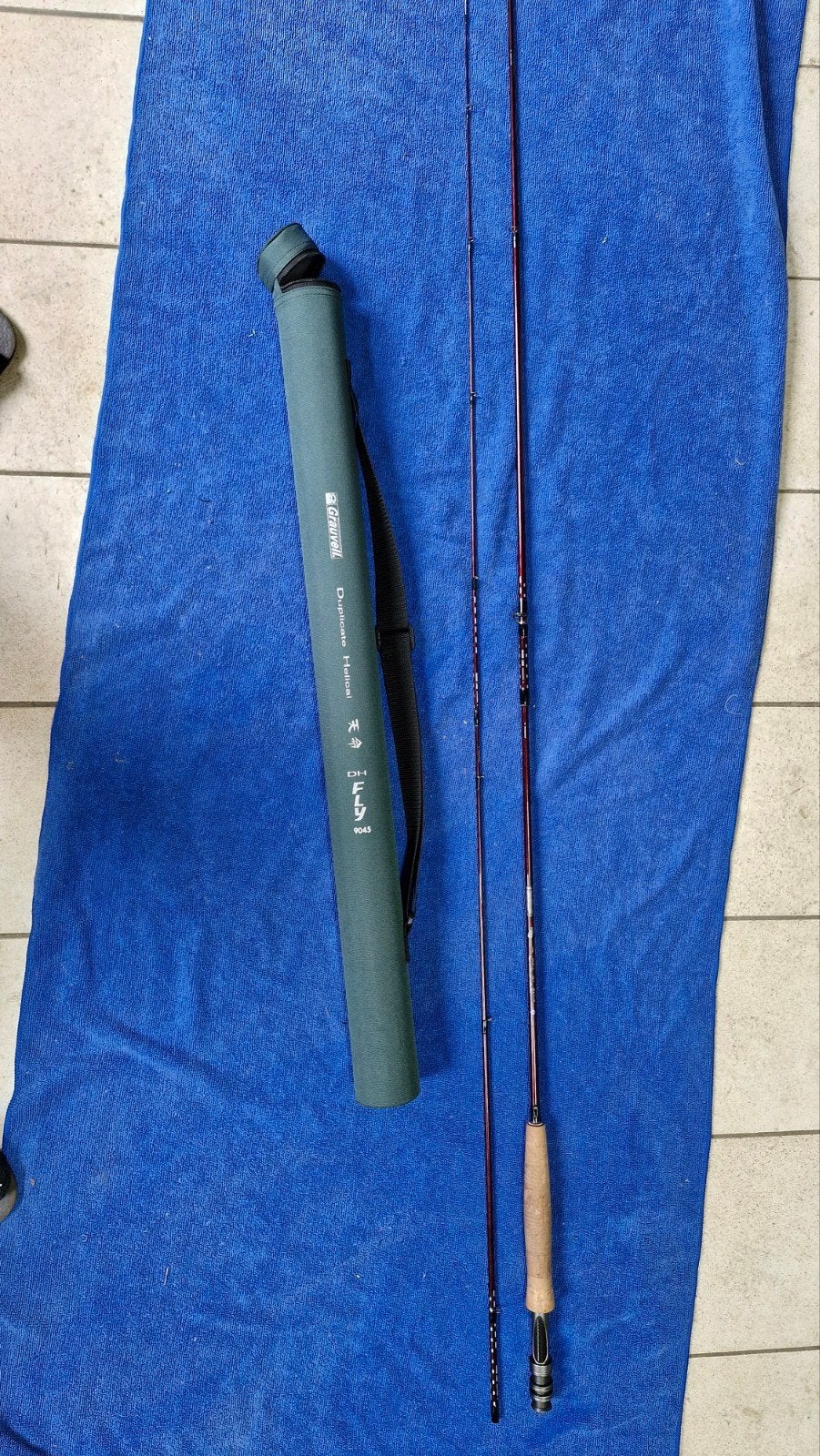 Grauvell Duplicate Helical Vlieghengel – 9ft #5 (AFTM, Ophalen of Verzenden, Zo goed als nieuw, Werphengel