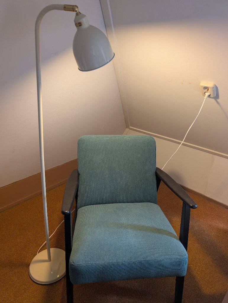 Ekenaset Ikea Chair, Huis en Inrichting, Stoelen, Zo goed als nieuw, Eén, Hout, Stof, Overige kleuren, Ophalen